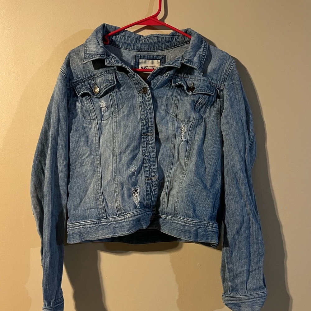 Mudd Jean Cropped Jacket